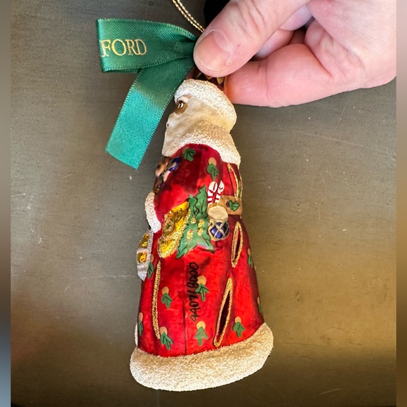 Waterford Crystal Holiday Heirlooms Christmas Ornament “Santa 2nd Edition" - Picture 6 of 15